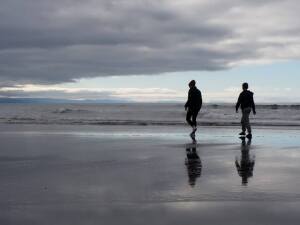 People at beach