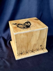 Butterfly urn