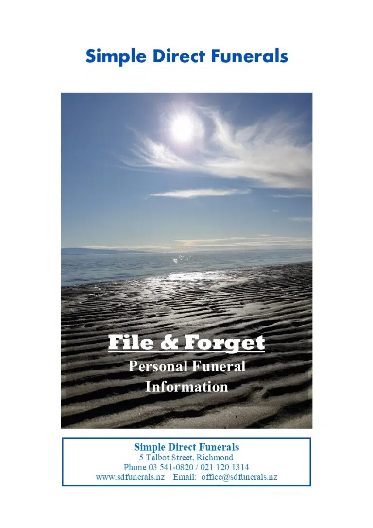 File and Forget booklet