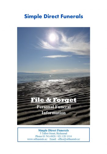 File and Forget booklet